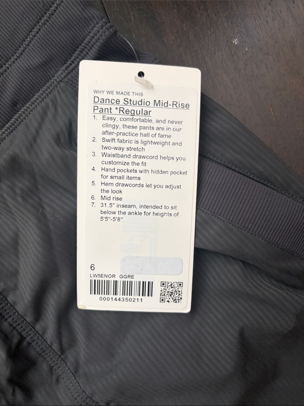 lululemon athletica Women's Gray Drawstring Jogger Pants - Picture 2 of 2